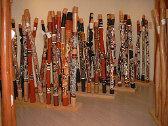 Bemalte Eukalyptus-Didgeridoos bei Mad Matt´s Didgeridoos